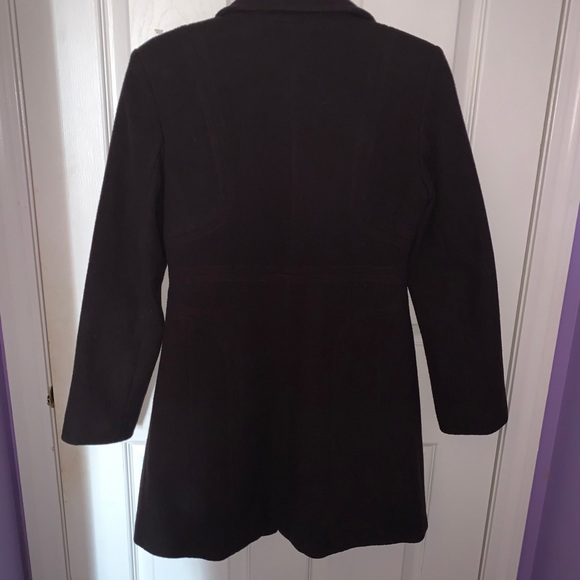 Chocolate Brown Dressy Winter Coat - Picture 4 of 8